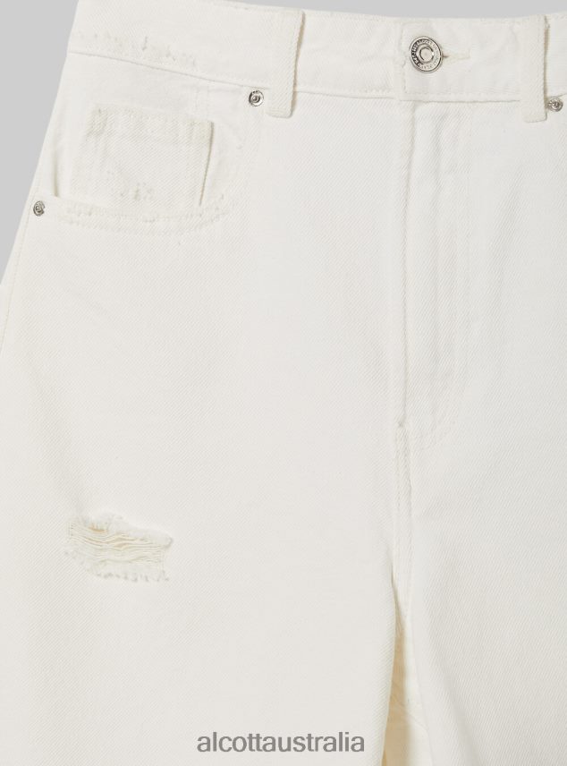 Bermuda In Denim Longline Women 2TH442414 D006 AZURE Alcott Clothing