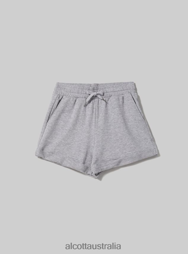 Cotton Shorts With Roll Up And Drawstring Women 2TH442443 BK1 BLACK Alcott Clothing