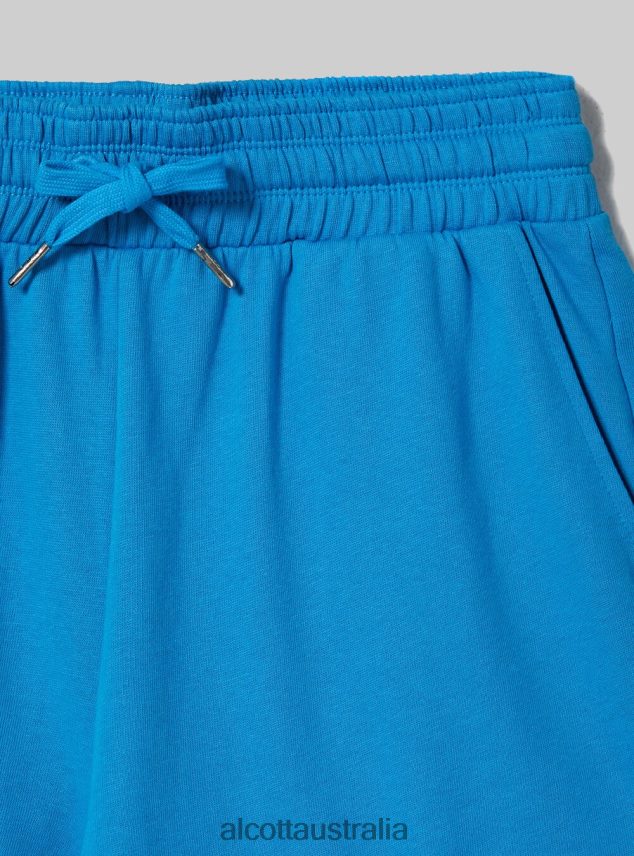 Cotton Shorts With Roll Up And Drawstring Women 2TH442492 BK1 BLACK Alcott Clothing