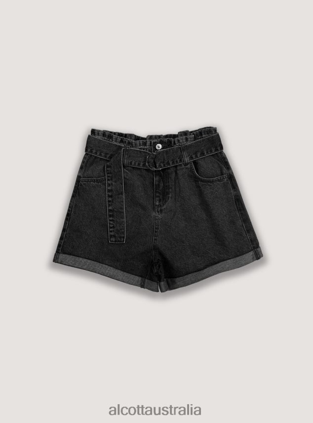 Denim Shorts With Strap Women 2TH442515 D007 LIGHT AZURE Alcott Clothing