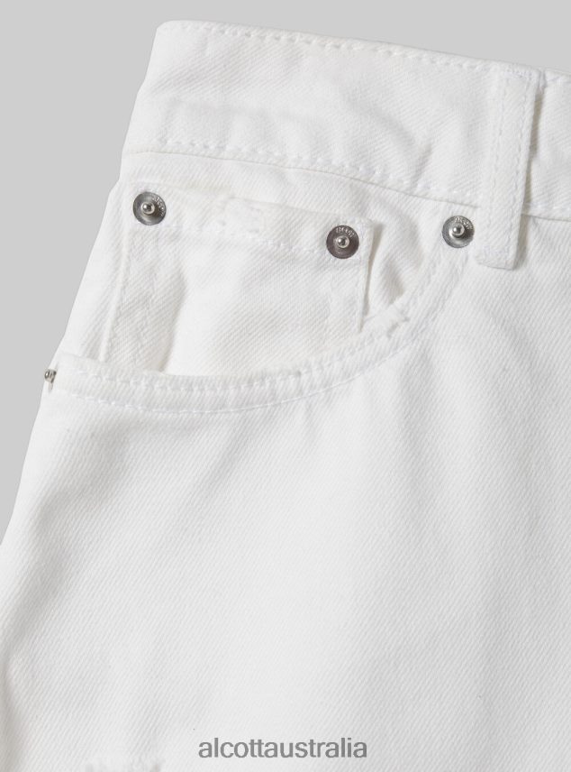 Denim Skirt With Rips Women 2TH44239 BLUE Alcott Clothing