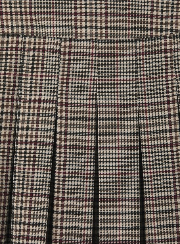 Gonna Mini A Quadri Con Pieghe Women 2TH442152 BR2 BROWN MEDIUM Alcott Clothing