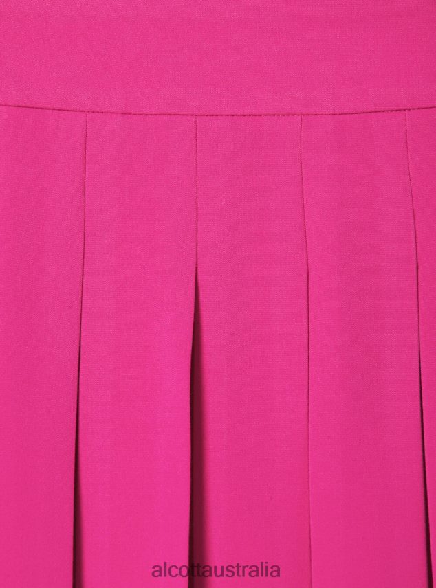 Mini Skirt With Pleats Women 2TH442327 BK1 BLACK Alcott Clothing