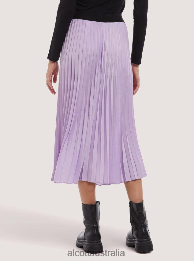 Pleated Midi Skirt Women 2TH442120 BK1 BLACK Alcott Clothing