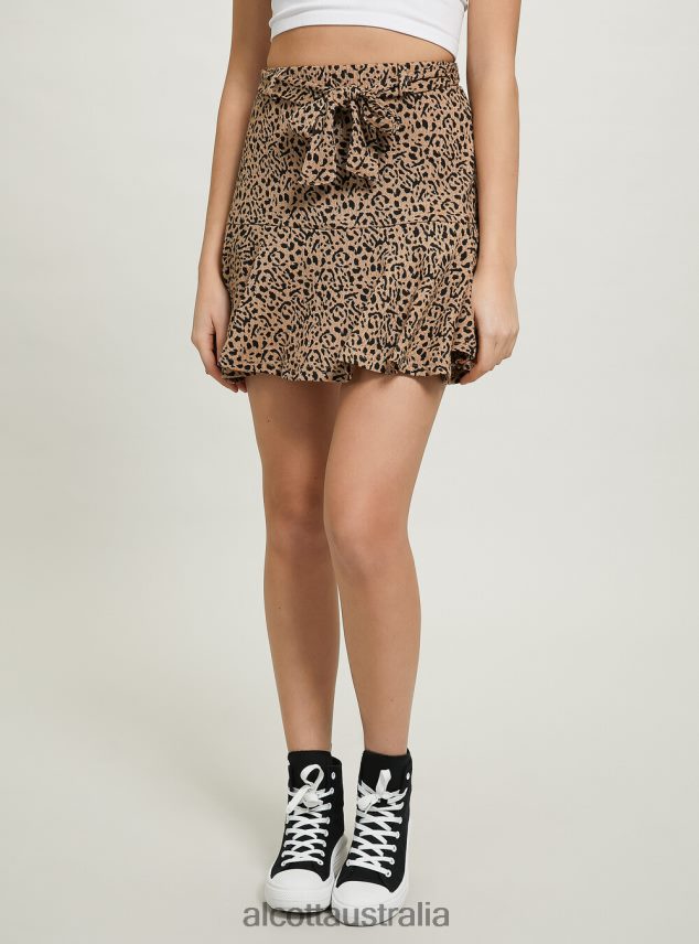 Printed Skort With Strap Women 2TH442106 ANIMALIER Alcott Clothing