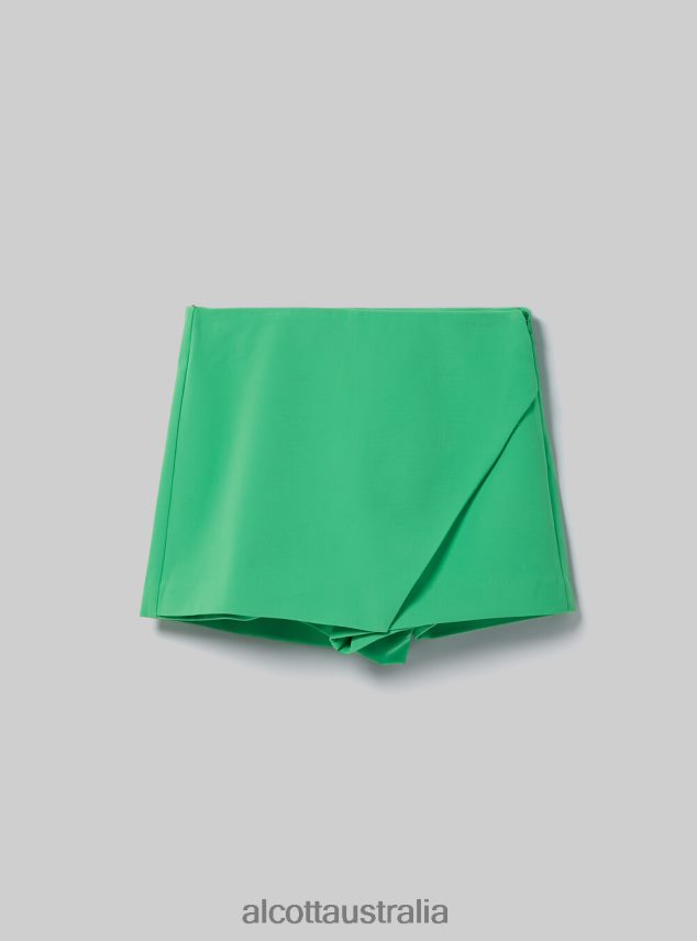 Skort With Asymmetrical Cut Women 2TH442407 WH1 OFF WHITE Alcott Clothing