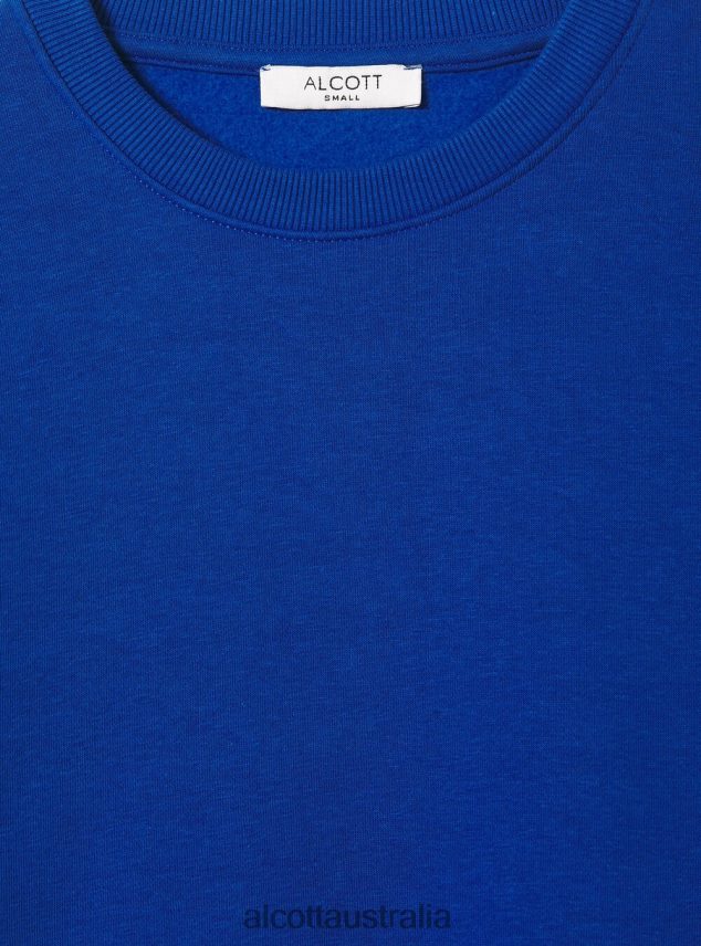 Cotton Crew-Neck Sweatshirt Women 2TH442433 BK1 BLACK Alcott Clothing