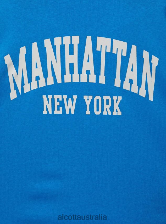 Oversize Sweatshirt With Print Women 2TH442379 FX2 FUXIA MEDIUM Alcott Clothing