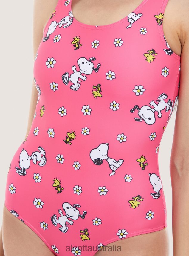 Peanuts All Over Costume Women 2TH442114 FUXIA Alcott Clothing