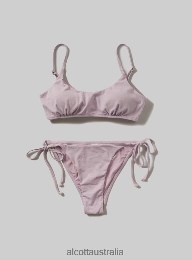 Recycled Fabric Brassiere Bikini Top Women 2TH442234 C704 GREEN Alcott Clothing