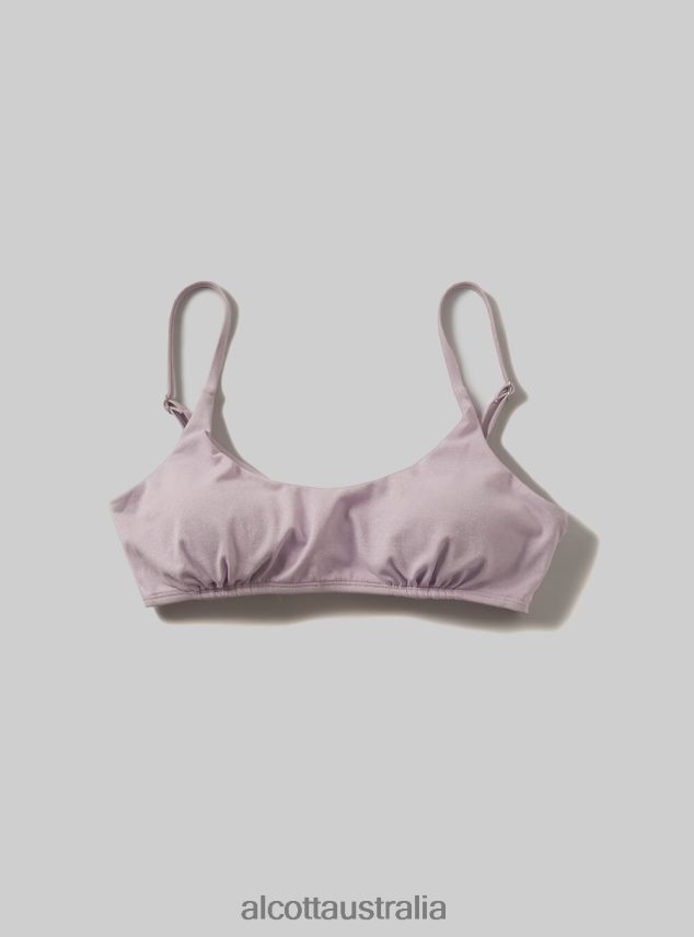 Recycled Fabric Brassiere Bikini Top Women 2TH442234 C704 GREEN Alcott Clothing