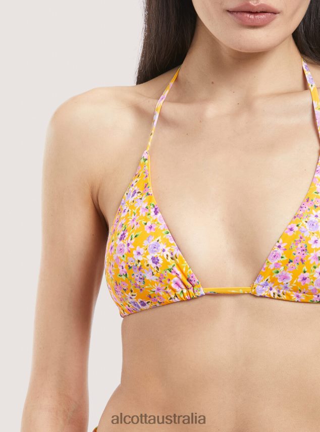 Recycled Fabric Tie-Up Top Swimming Costume Women 2TH442199 MULTICOLOR Alcott Clothing