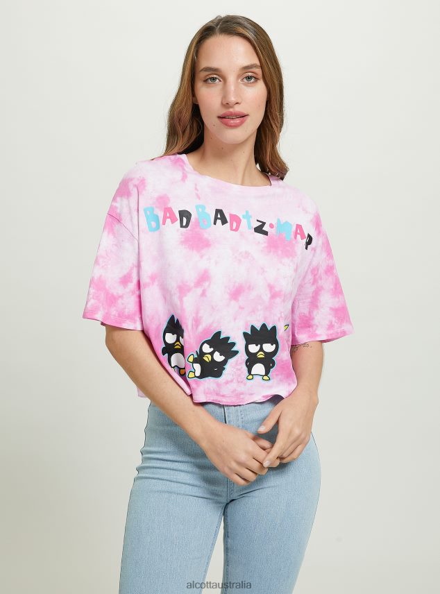 Badtz-Maru Cropped T-Shirt Women 2TH442140 WH3 WHITE Alcott Clothing