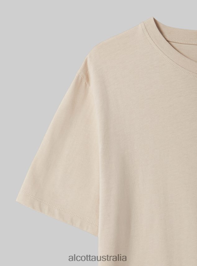 Cotton Crew-Neck T-Shirt Women 2TH442516 WH3 WHITE Alcott Clothing