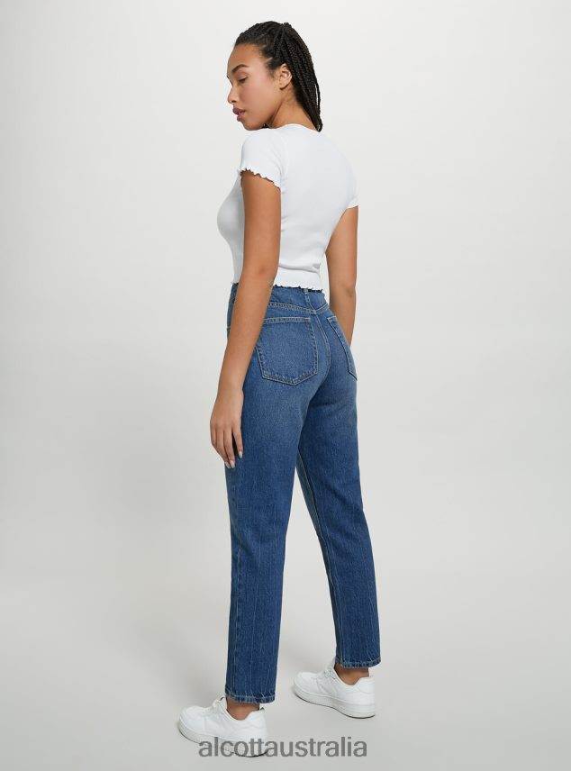 Cotton T-Shirt With Embroidery Women 2TH44279 WHITE Alcott Clothing