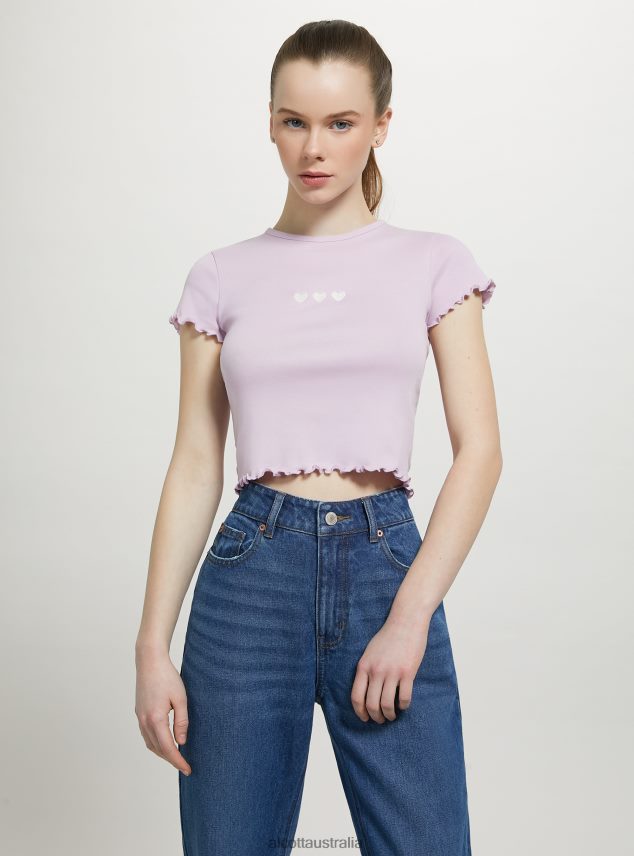 Cotton T-Shirt With Embroidery Women 2TH44295 WHITE Alcott Clothing