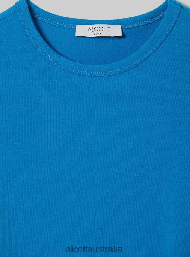 Cropped Lace Up T-Shirt Women 2TH442521 OR3 ORANGE LIGHT Alcott Clothing