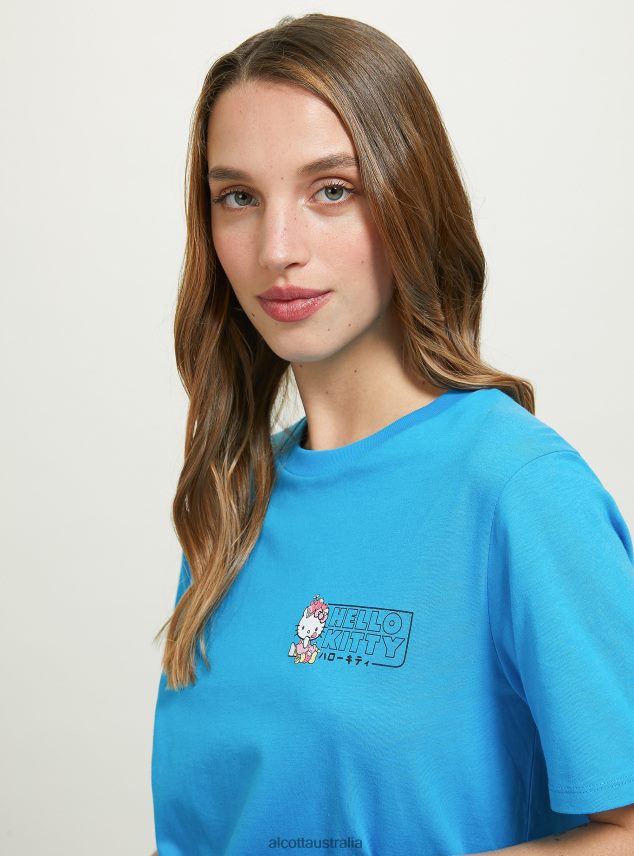 Hello Kitty T-Shirt Women 2TH442226 RY2 ROYALE MEDIUM Alcott Clothing