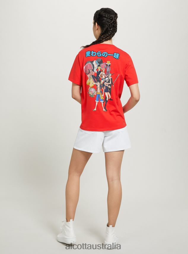 One Piece T-Shirt Women 2TH44246 CL2 CORAL MEDIUM Alcott Clothing