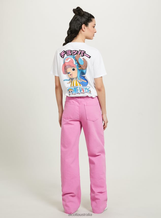 One Piece T-Shirt Women 2TH44248 WH3 WHITE Alcott Clothing