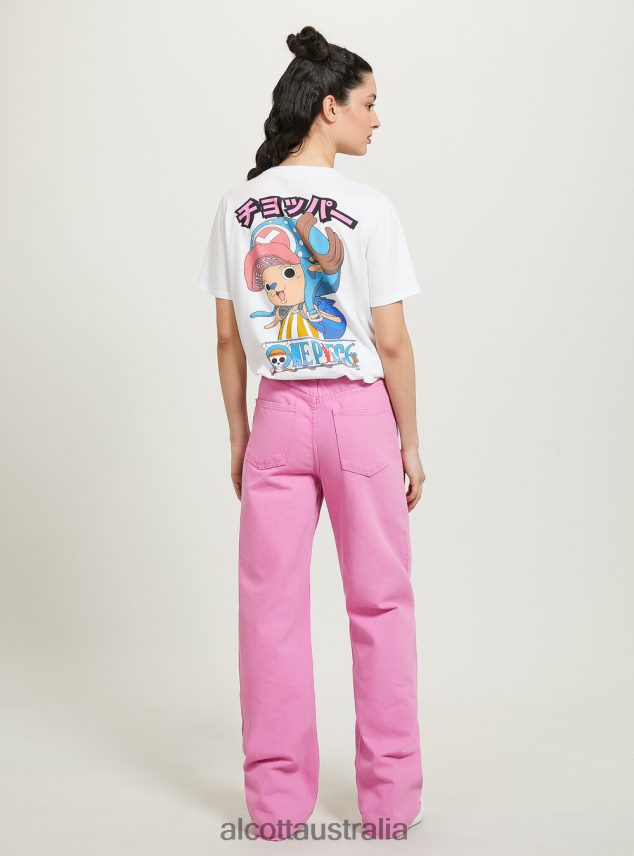 One Piece T-Shirt Women 2TH44248 WH3 WHITE Alcott Clothing