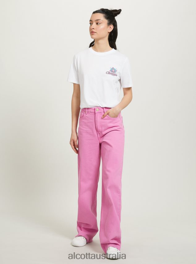 One Piece T-Shirt Women 2TH44248 WH3 WHITE Alcott Clothing