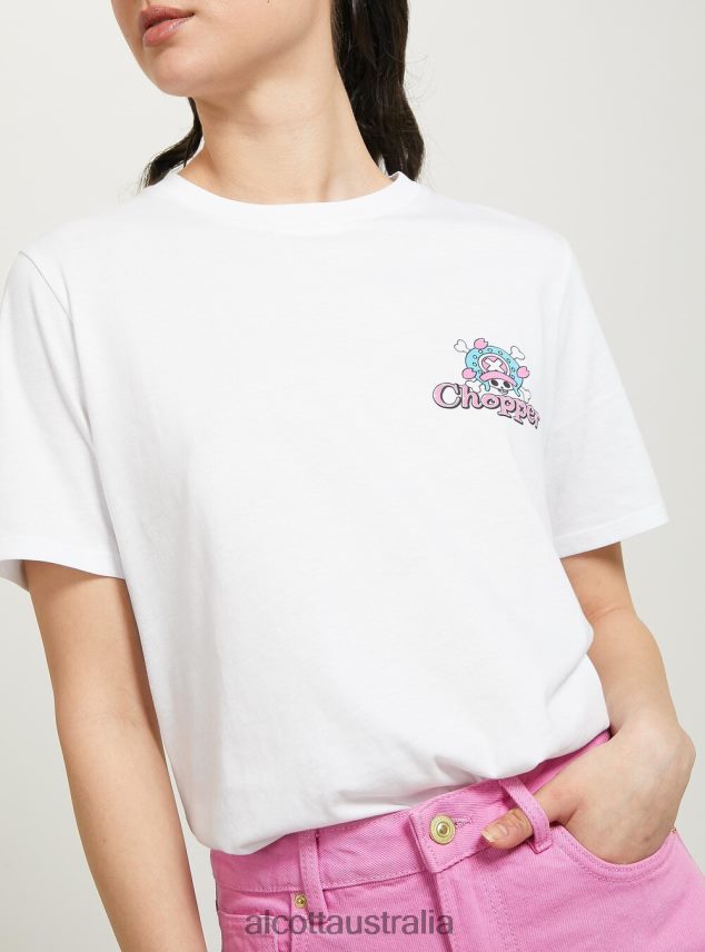 One Piece T-Shirt Women 2TH44248 WH3 WHITE Alcott Clothing