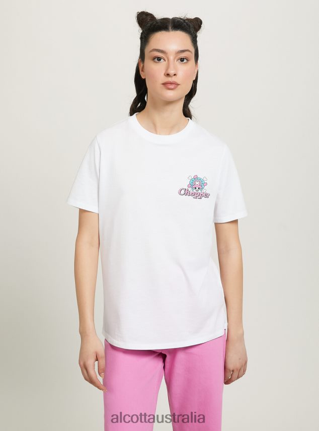 One Piece T-Shirt Women 2TH44248 WH3 WHITE Alcott Clothing