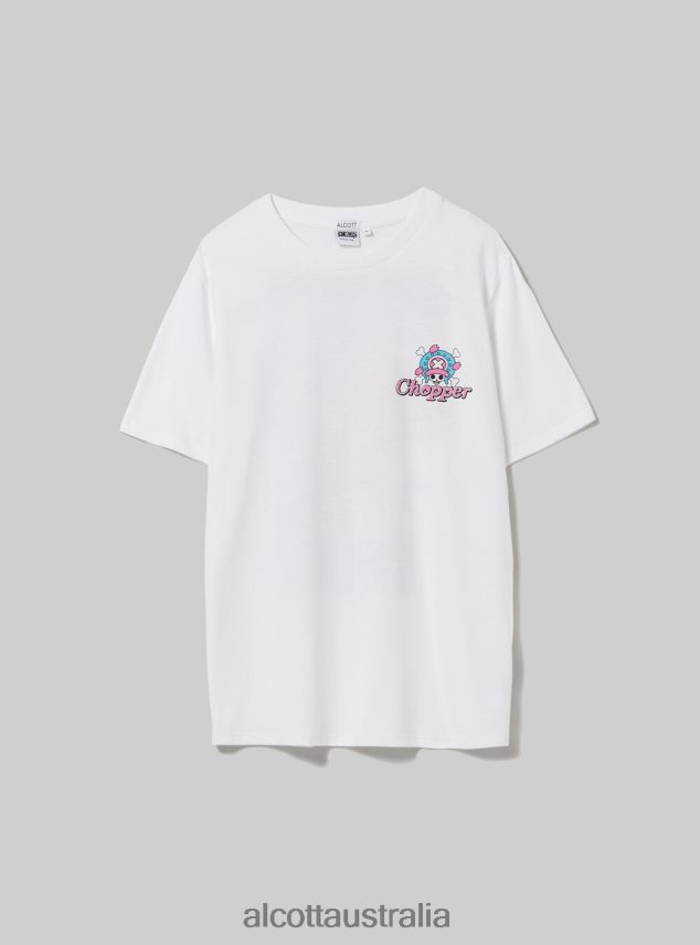 One Piece T-Shirt Women 2TH44248 WH3 WHITE Alcott Clothing