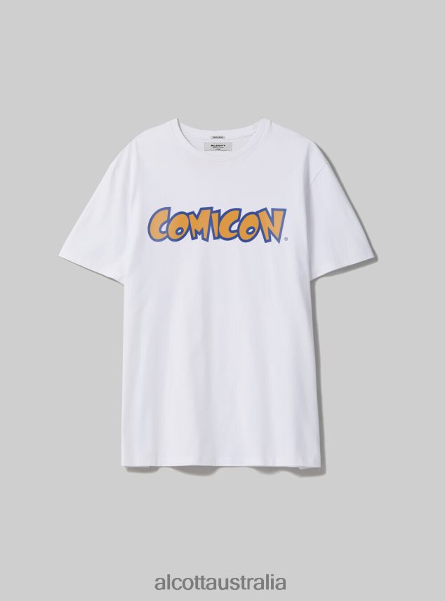 T-Shirt Official Comicon Women 2TH442507 WH1 OFF WHITE Alcott Clothing