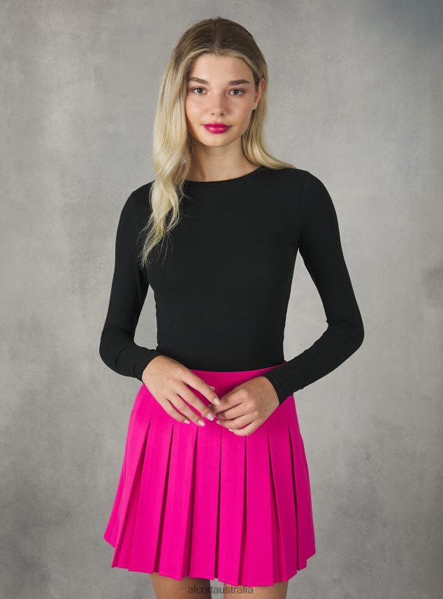 Long-Sleeved Bodysuit Women 2TH442175 BK1 BLACK Alcott Clothing