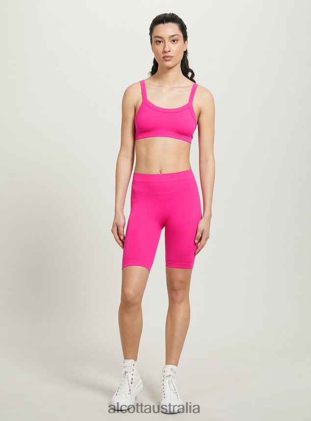 Ribbed Brassiere Top Women 2TH442271 BK1 BLACK Alcott Clothing