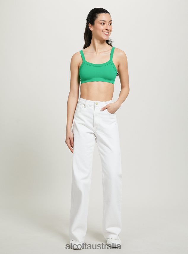 Ribbed Brassiere Top Women 2TH442319 BK1 BLACK Alcott Clothing