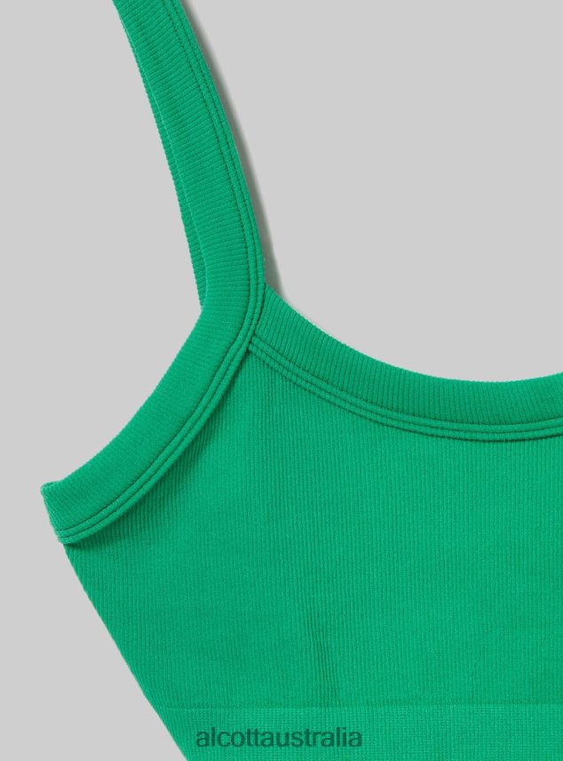 Ribbed Brassiere Top Women 2TH442319 BK1 BLACK Alcott Clothing