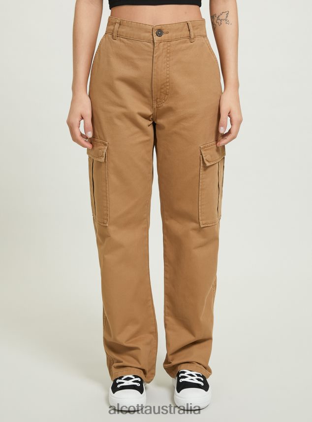 Pantalone Cargo In Twill Women 2TH44293 BK1 BLACK Alcott Clothing