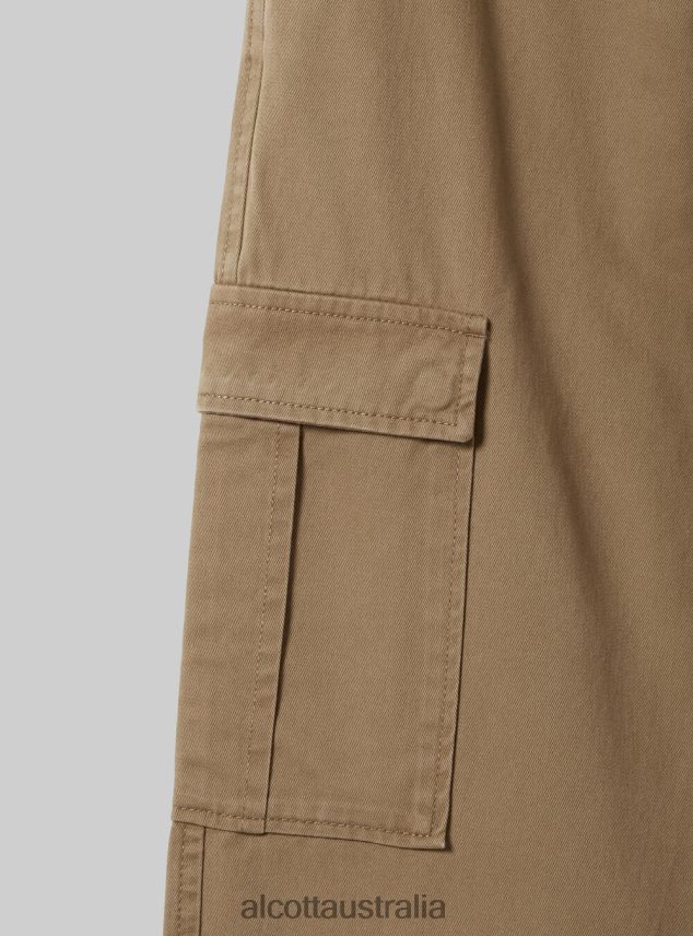 Pantalone Cargo In Twill Women 2TH44293 BK1 BLACK Alcott Clothing