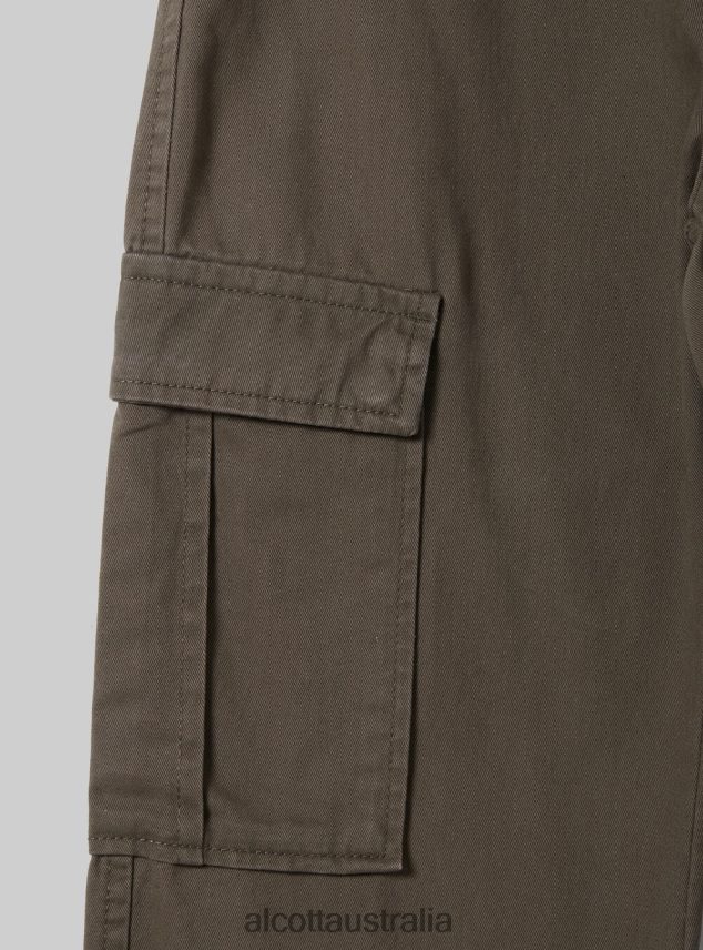 Pantalone Cargo In Twill Women 2TH44299 BK1 BLACK Alcott Clothing