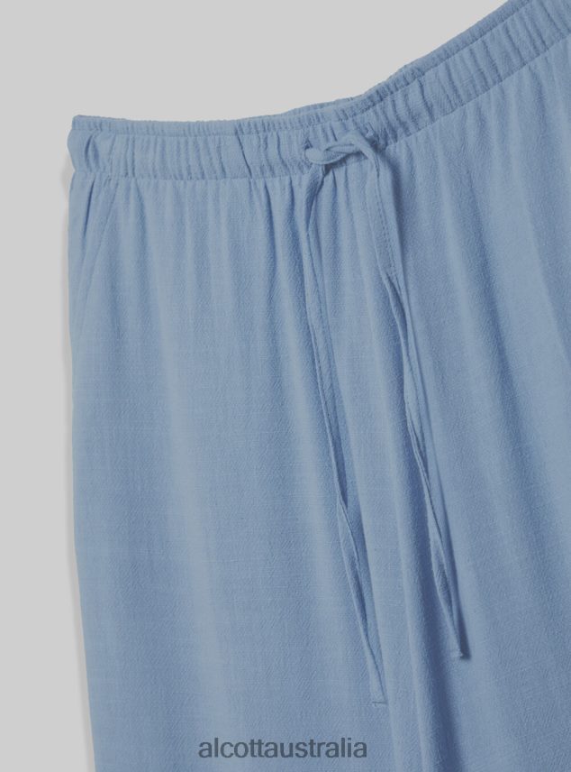 Pantaloni Palazzo Con Coulisse Women 2TH442254 BK1 BLACK Alcott Clothing