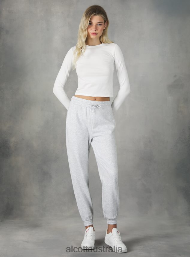 Plush Jogger Trousers Women 2TH442235 BK1 BLACK Alcott Clothing