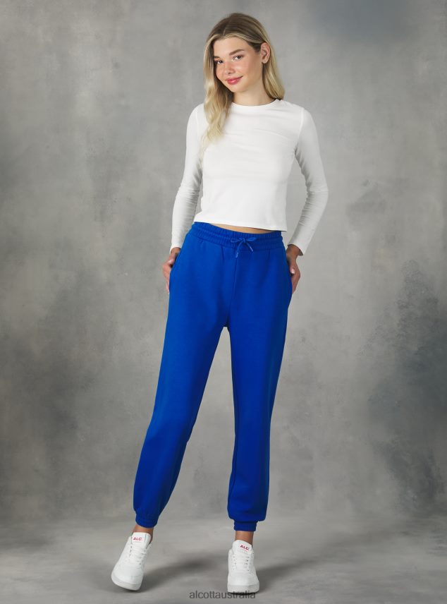 Plush Jogger Trousers Women 2TH442416 BK1 BLACK Alcott Clothing