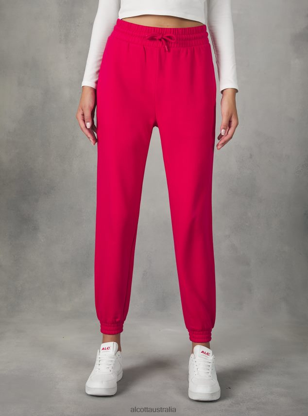 Plush Jogger Trousers Women 2TH442417 BK1 BLACK Alcott Clothing