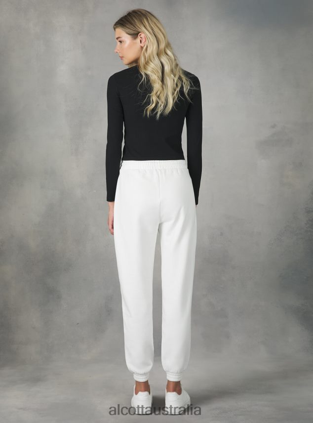 Plush Jogger Trousers Women 2TH442469 BK1 BLACK Alcott Clothing