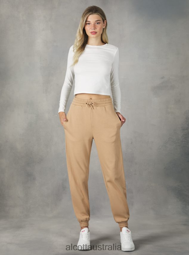 Plush Jogger Trousers Women 2TH442471 BK1 BLACK Alcott Clothing