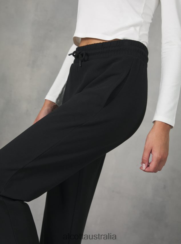 Plush Jogger Trousers Women 2TH442477 BK1 BLACK Alcott Clothing