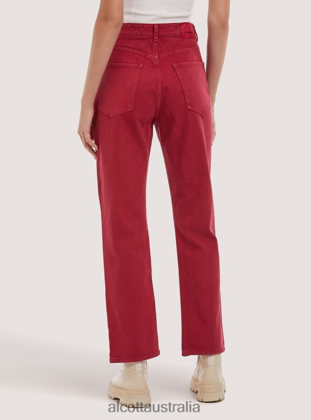 Straight Fit Twill Trousers Women 2TH442457 WH1 OFF WHITE Alcott Clothing