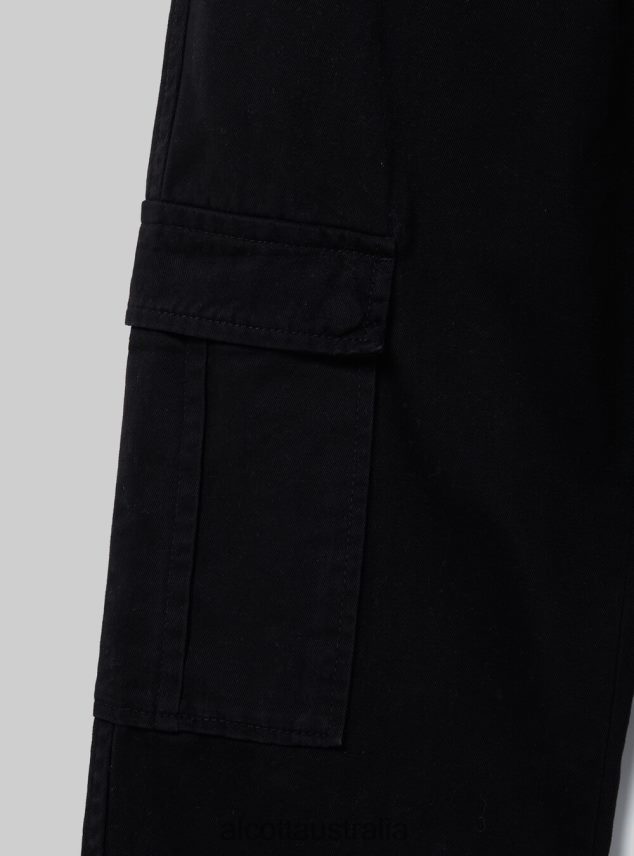 Twill Cargo Trousers Women 2TH442331 BK1 BLACK Alcott Clothing