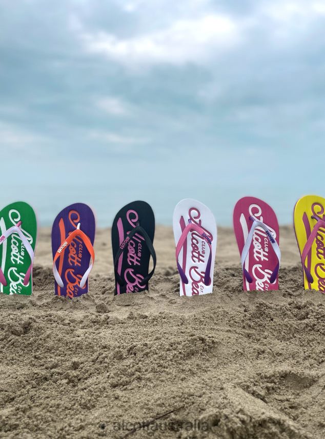 Infradito Con Logo Women 2TH442132 C6575 GREEN Alcott Shoes