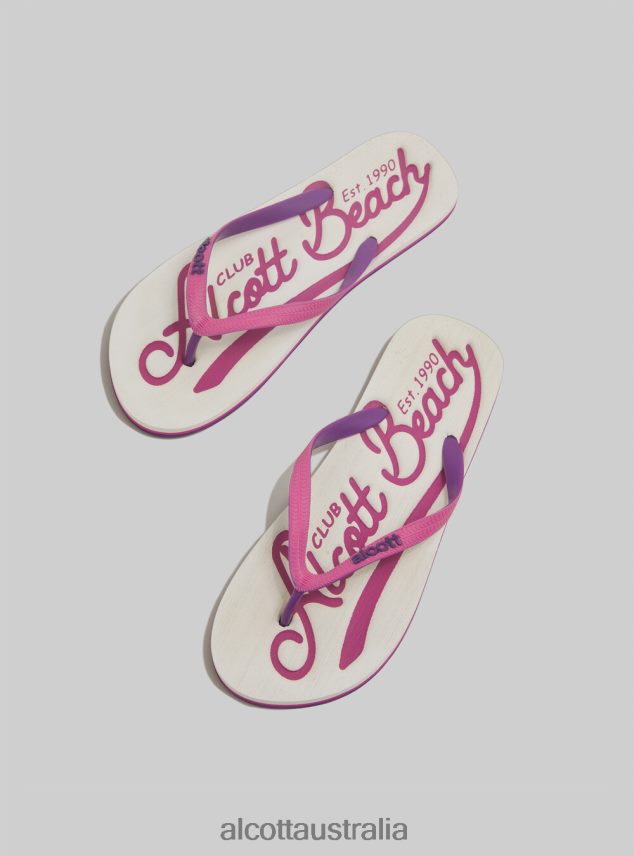 Infradito Con Logo Women 2TH442132 C6575 GREEN Alcott Shoes