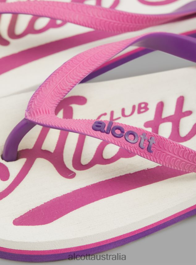 Infradito Con Logo Women 2TH442132 C6575 GREEN Alcott Shoes