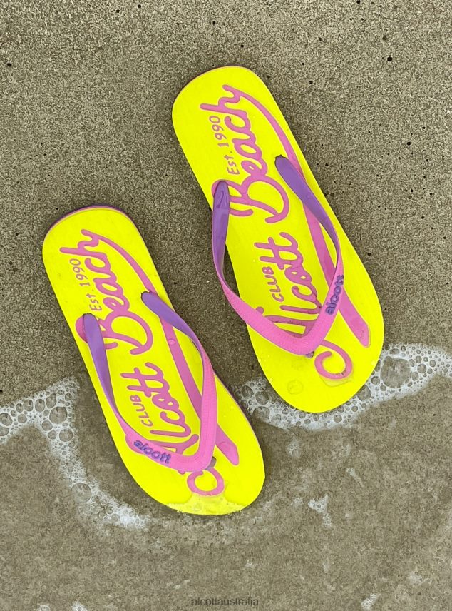 Infradito Con Logo Women 2TH442440 C6575 GREEN Alcott Shoes